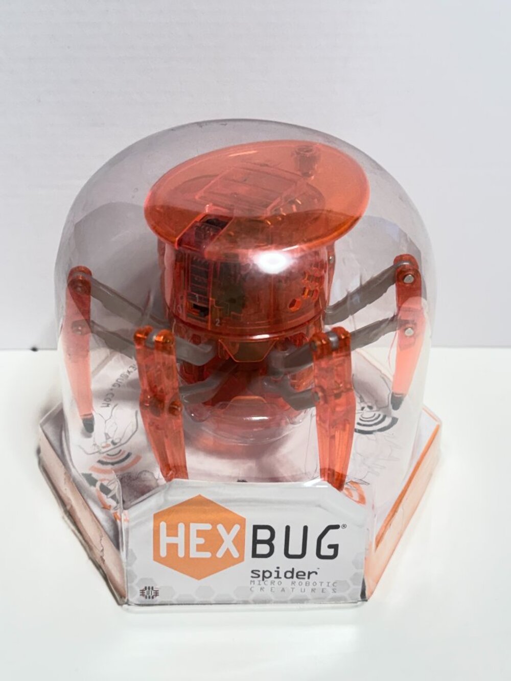 HEXBUG Spider Orange Micro Robotic Creature Remote Control--NEW